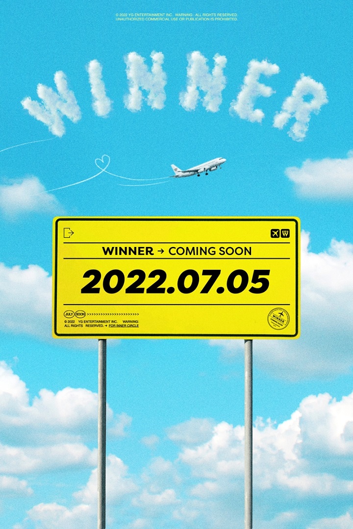 위너 컴백 포스터 ⓒ YG 제공
