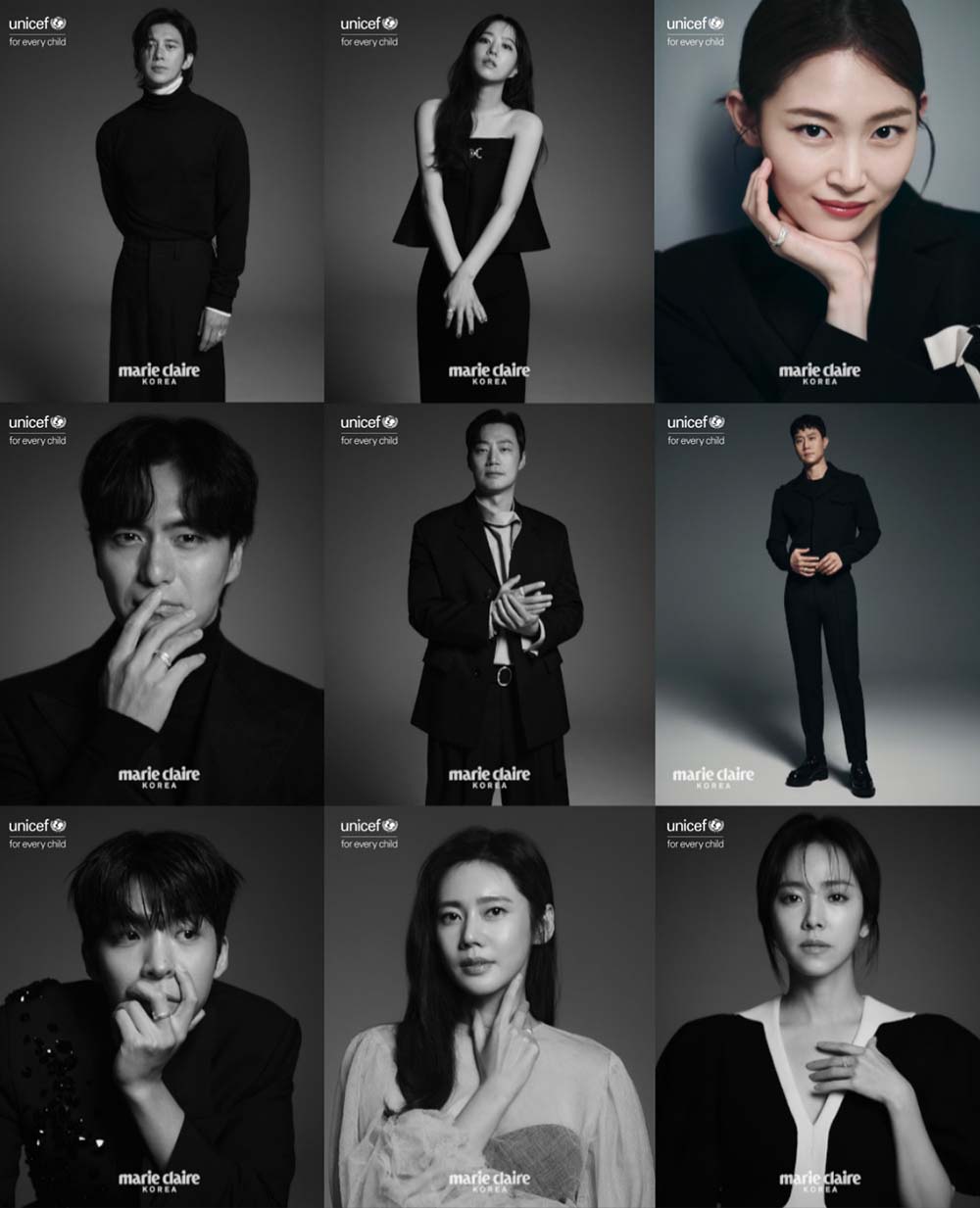 BH엔터테인먼트 배우들, ‘유니세프 팀’ 캠페인