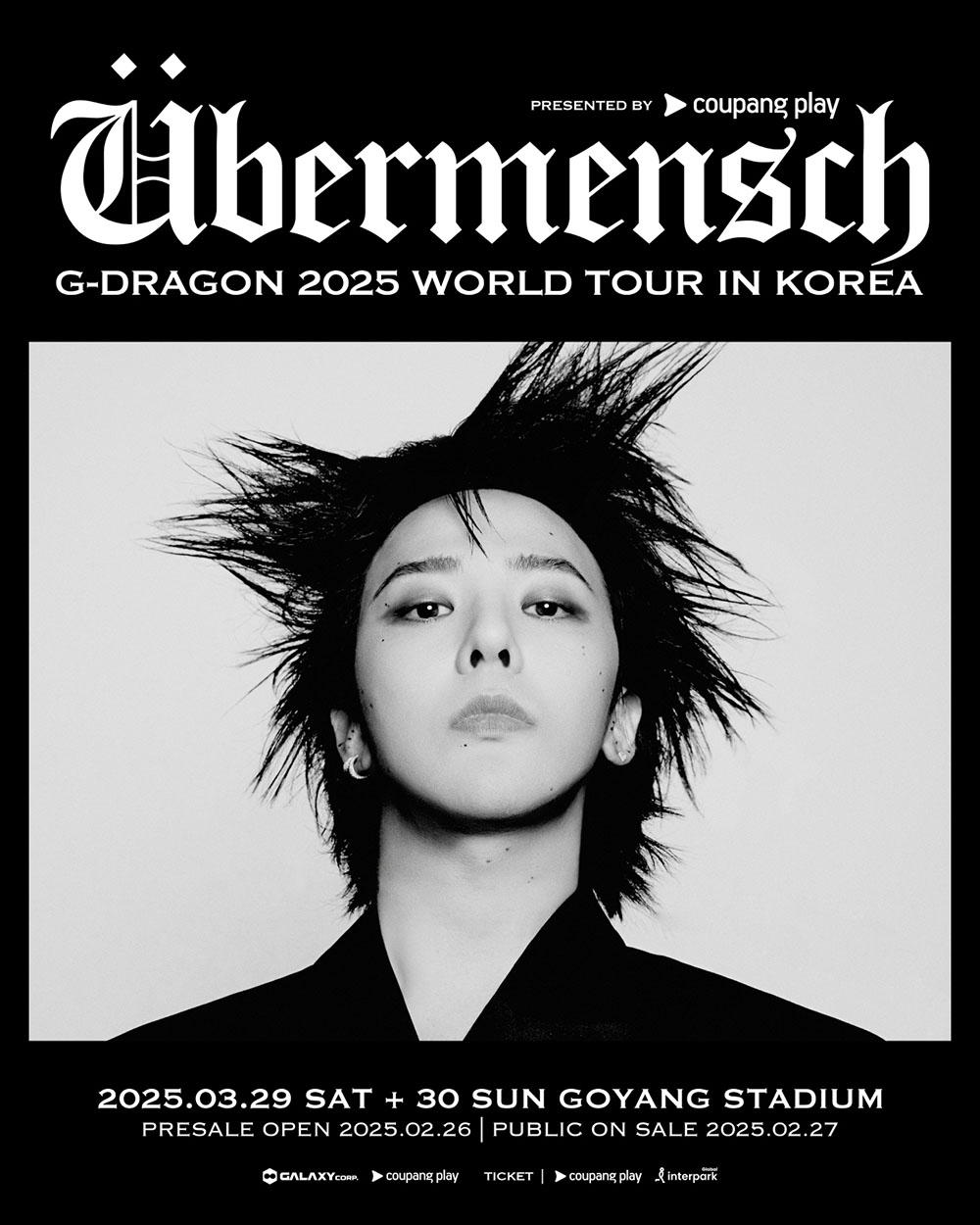 G-DRAGON 2025 WORLD TOUR [Übermensch] IN KOREA 
