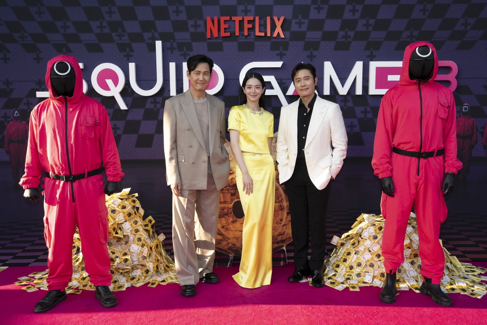 '오징어게임'시즌3  런던 프리미어 