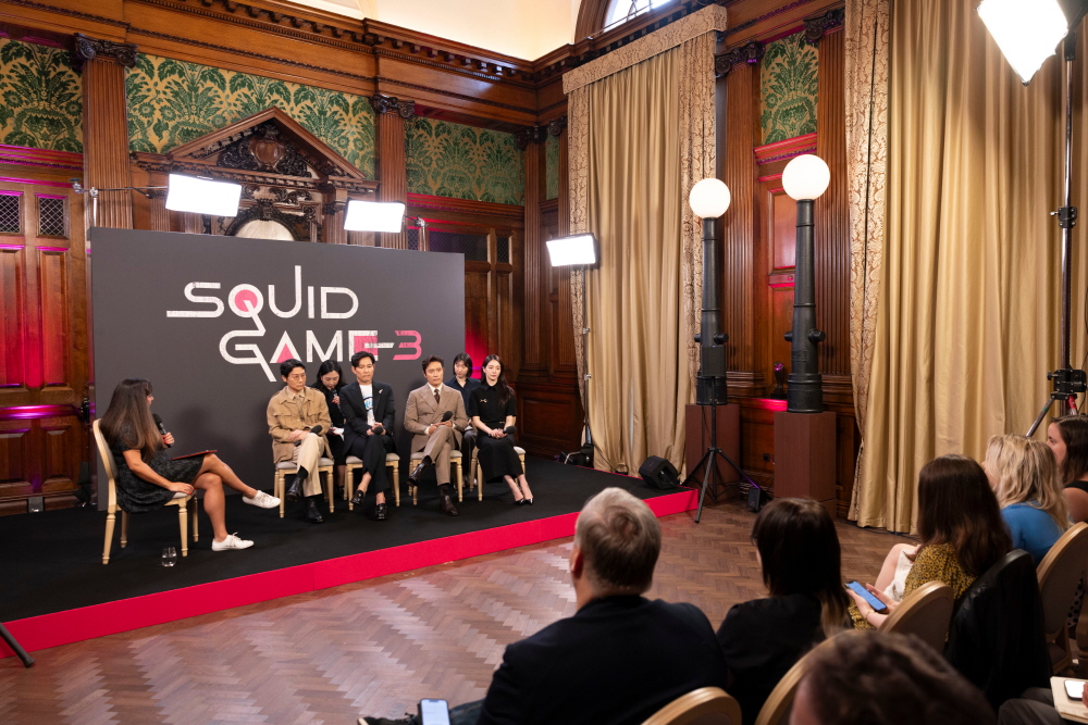 '오징어게임'시즌3  런던 프리미어 