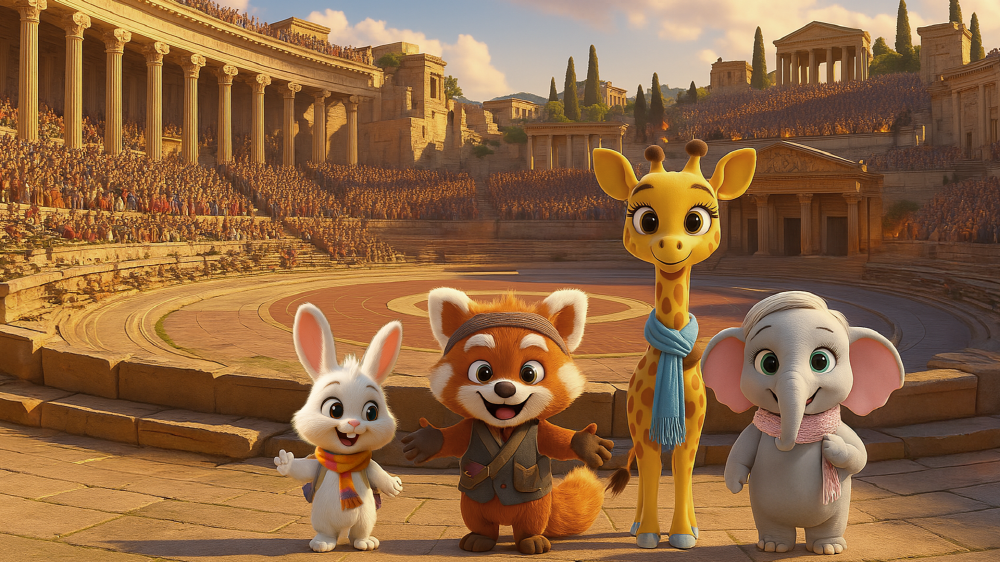 토토와 친구들의 세계 탐험 – 에피소드 1: 그리스 편 