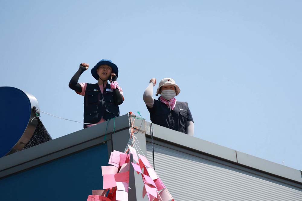한국옵티칼하이테크지회 박정혜 수석부지회장, 소현숙 조직부장