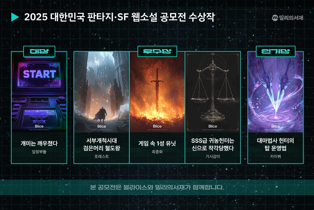 2025 대한민국 판타지·SF 웹소설 공모전