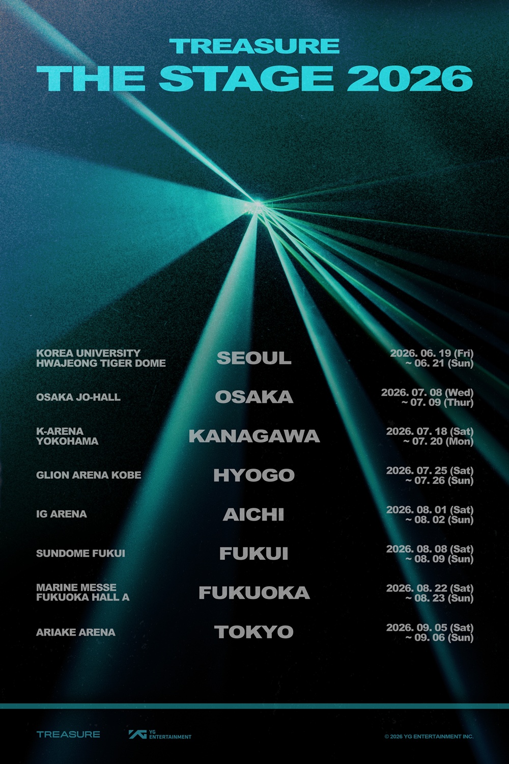 TREASURE THE STAGE 2026 IN SEOUL