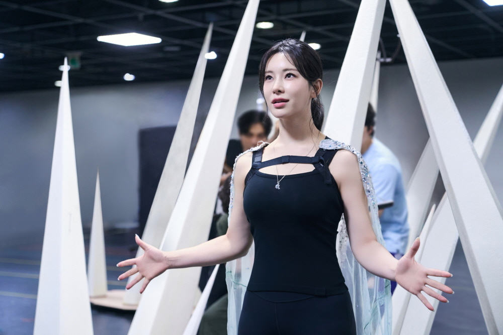 뮤지컬 '겨울왕국' 리허설 장면
